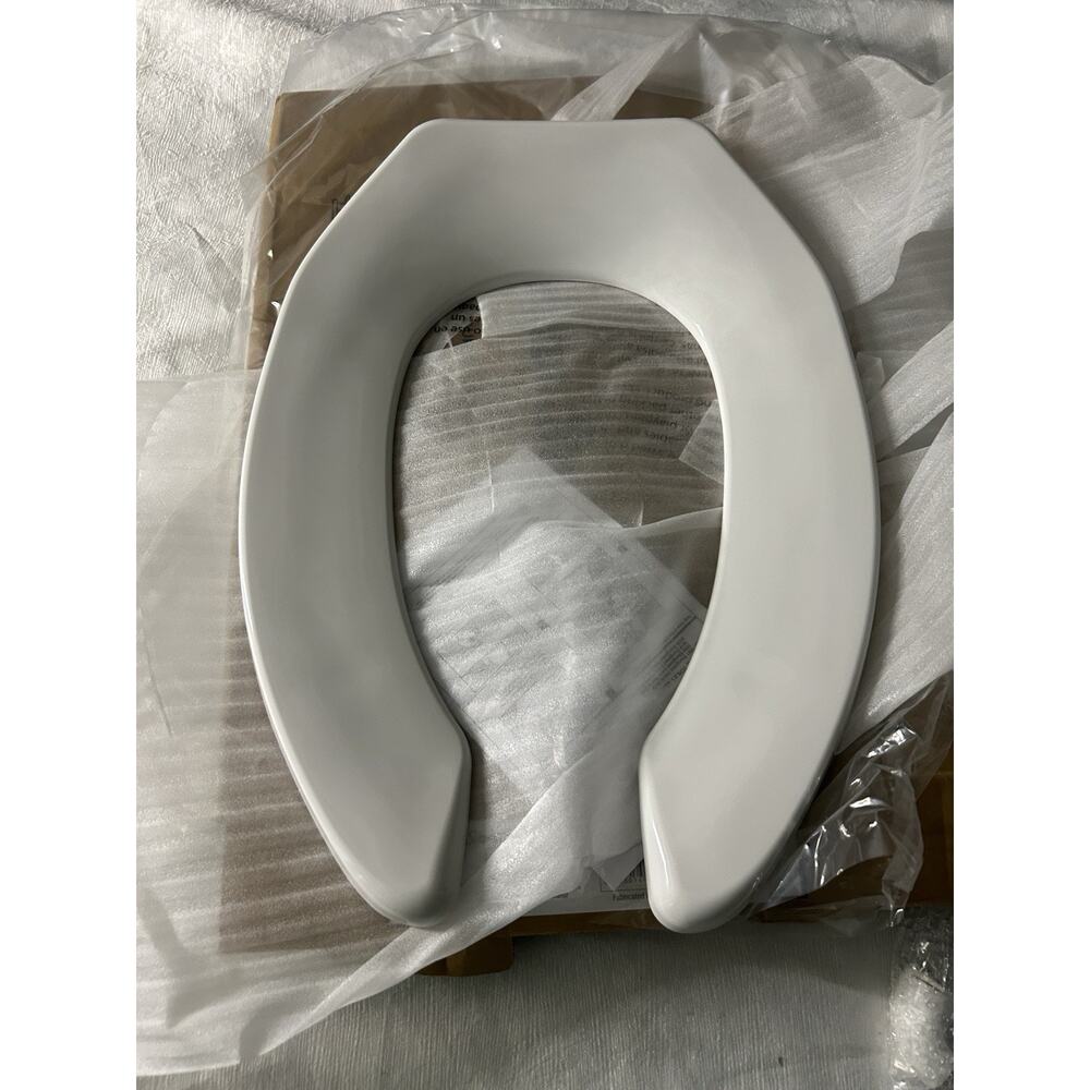 American Standard Elongated Heavy-Duty Commerical Toilet Seat in White